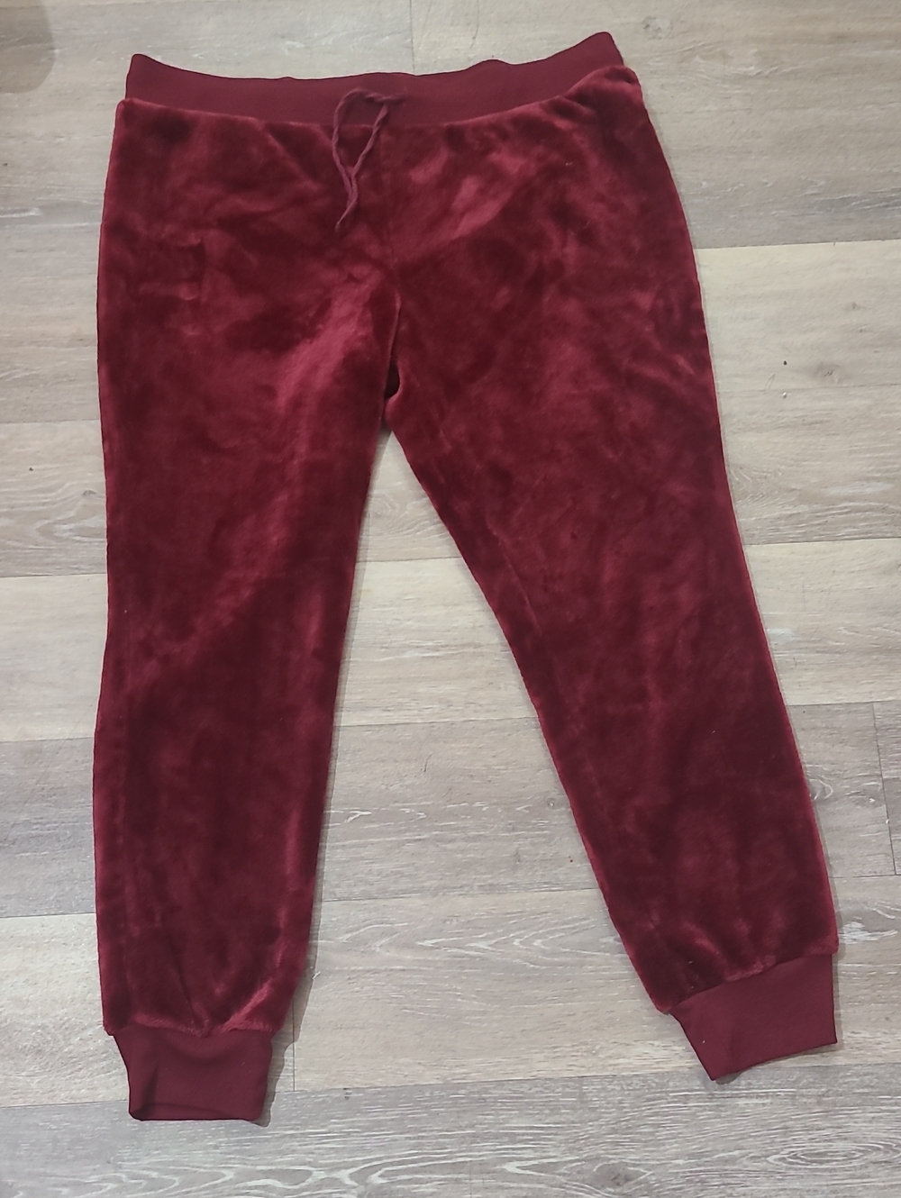 Velvet Winter Pants in a beautiful Burgundy Color Like New